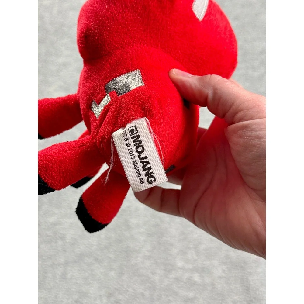 Mojang Minecraft Mooshroom Red Mushroom Cow Plush Stuffed Animal Toy 2013